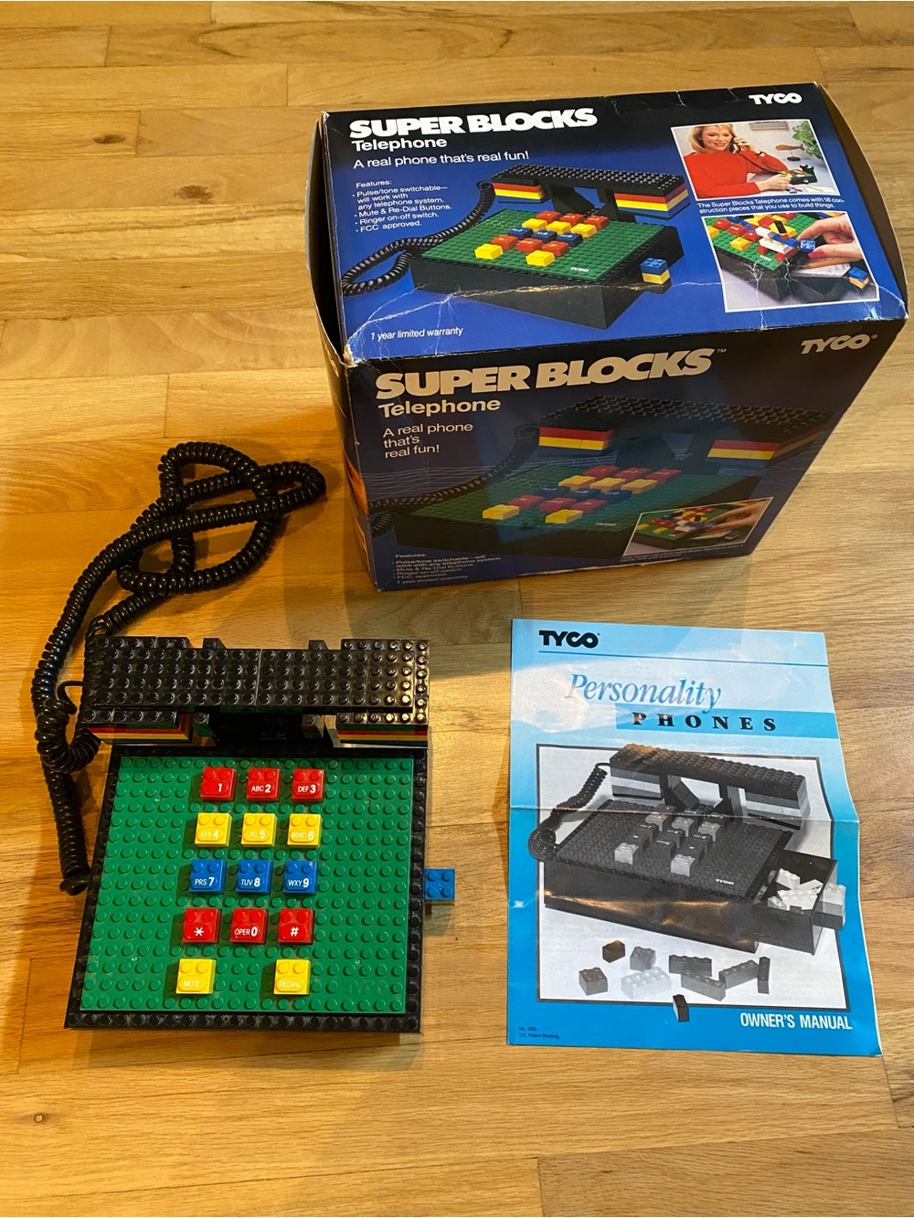 TYCO Super Blocks Vintage Telephone